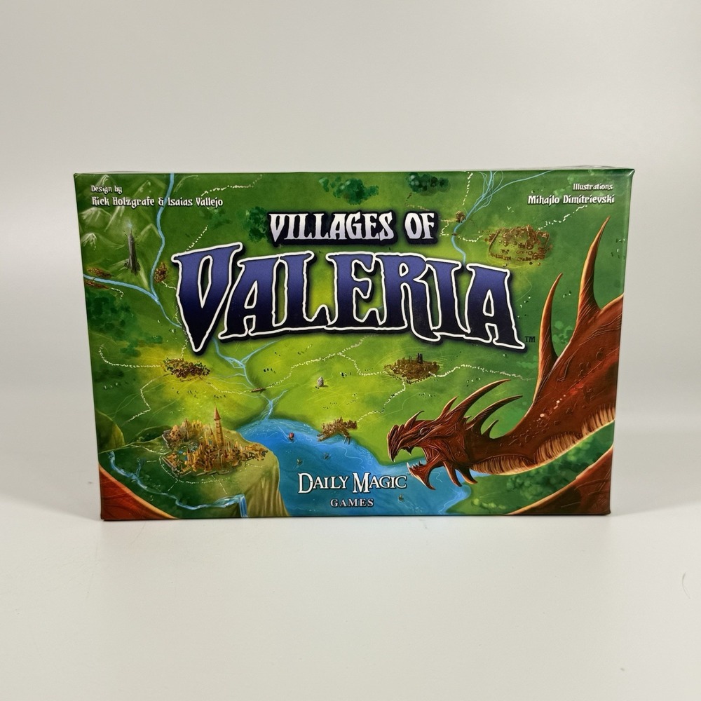 Villages of Valeria Card Game by Daily Magic Games Open box Cards Sealed Unused